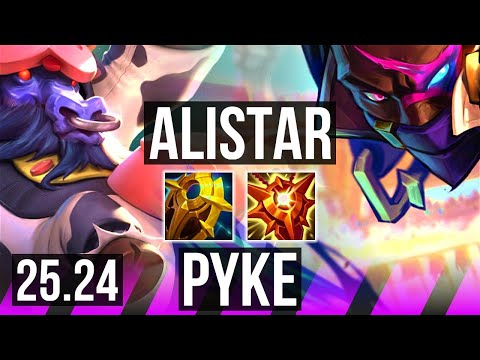ALISTAR & Jinx vs PYKE & Kai'Sa (SUP) | EUW Master | 25.24