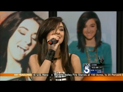 Christina Grimmie performing 