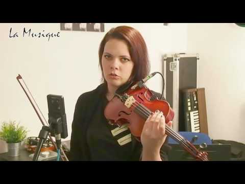 Skrzypce Lekcja - proste ćwiczenie - La Musique #3