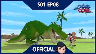 [Official] DinoCore | Rex falls in love with the Tyranno robot | Season 1 Episode 8