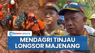 Tinjau Lokasi Longsor Majenang Cilacap, Mendagri Tito Pimpin Apel Pencarian Korban