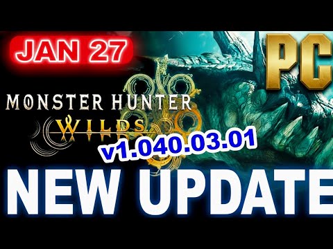 Monster Hunter Wilds Update 1.040.03.01 PC Patch - Performance Just Got WAY Better