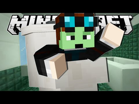 Minecraft | JUMPED INTO A TOILET!! | Tall Dropper Custom Map