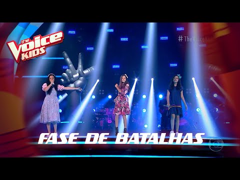 Camilla Souto, Gyovanna Antunes e Helloysa do Pandeiro cantam 'Peça Felicidade' – ‘The Voice Kids’