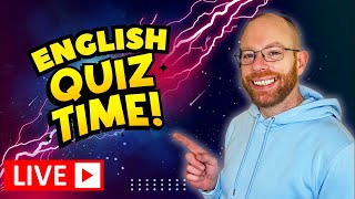 🔴 English Vocabulary LIVE QUIZ with Ger!