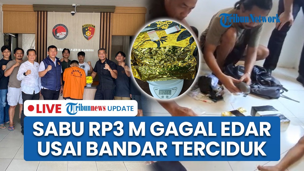 LIVE: Polisi Ciduk Bandar Sabu di Rumah Pangkalpinang, Narkoba Senilai Rp3 Miliar Gagal Beredar