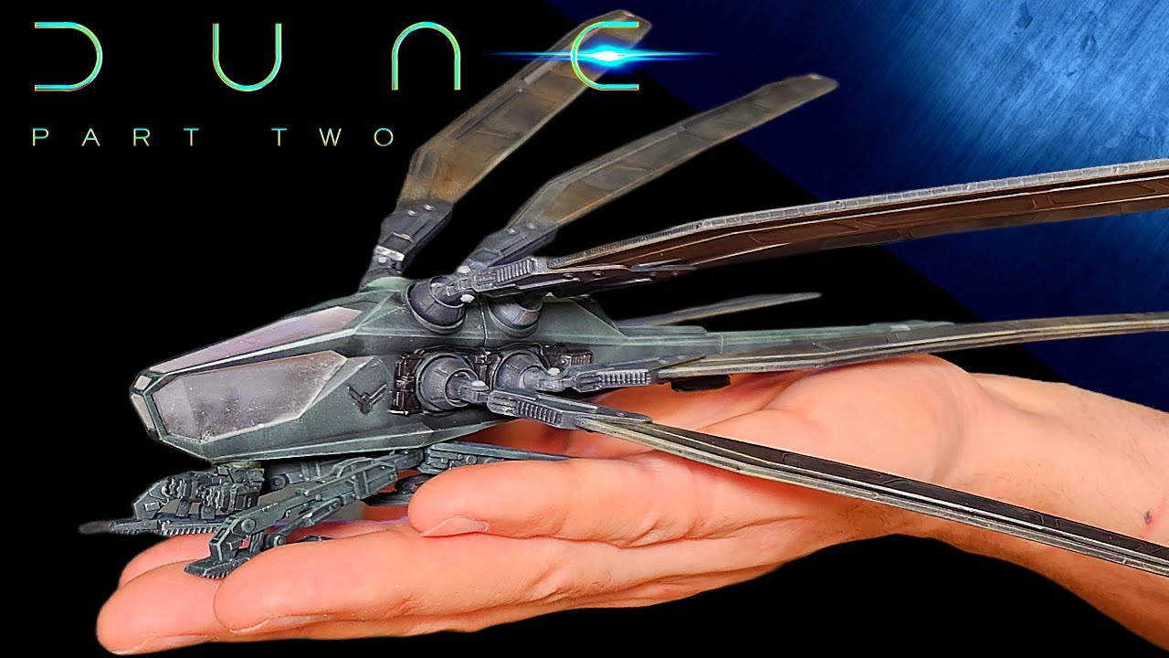 Fascinating DUNE Ornithopter -  A 3D Printed Sci-fi Model Build
