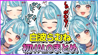 台パンあり鼻歌ありの白波らむね初VALOまとめ集【切り抜き/白波らむね】