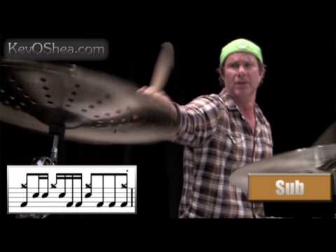 ★ Advanced Drum Lesson ★ Chad Smith Drum Transcription