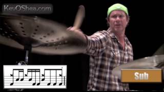 ★ Advanced Drum Lesson ★ Chad Smith Drum Transcription