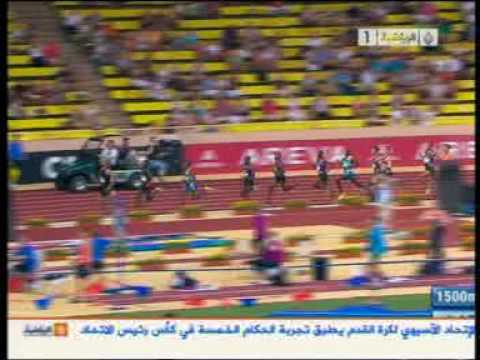 Makhloufi 1500m Monaco 2010