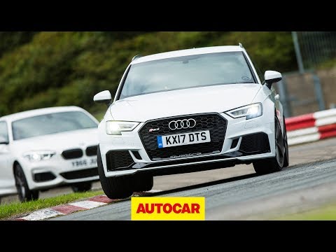 Audi RS3 vs BMW M140i track battle | Hot hatch review | Autocar