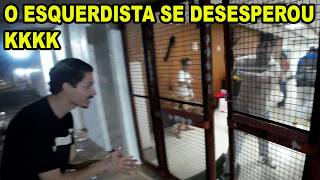 Botei medo no esquerdista e comprovei que são todos um bando de à toa