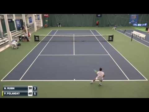 Peter Polansky vs Noah Rubin Highlights CHARLOTTESVILLE 2016