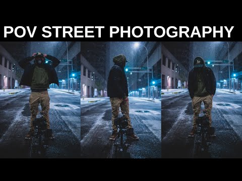 POV Street Photography In The Snow. Sony A7Riv.