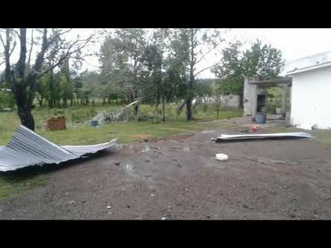 Imágenes de los daños   en Salto Uruguay