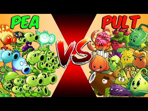 Team PEA vs PULT - Which Team Plants Will Win? - PvZ 2 Plant vs Plant