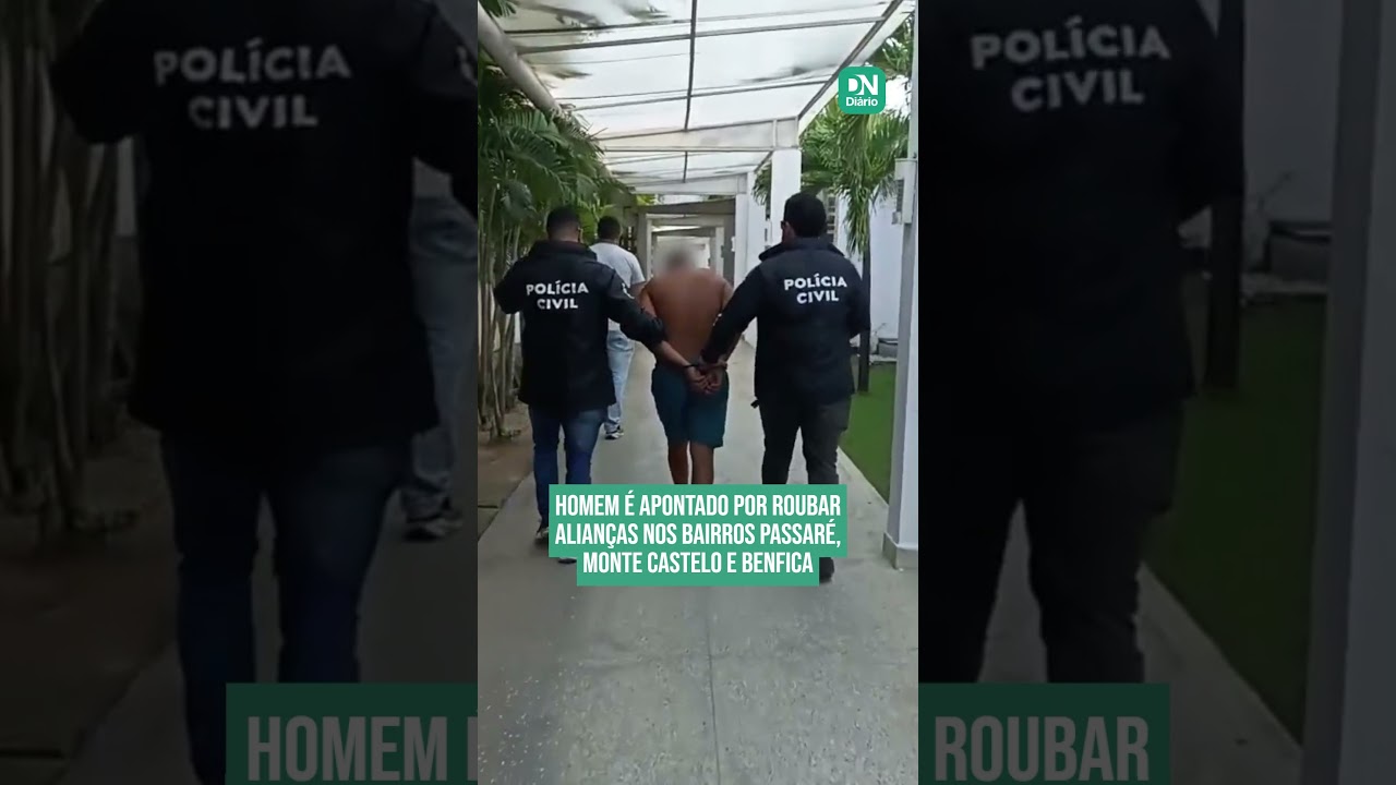 Imagem da notícia Suspeito de furto de joias em três bairros é preso em Fortaleza com auxílio de drone