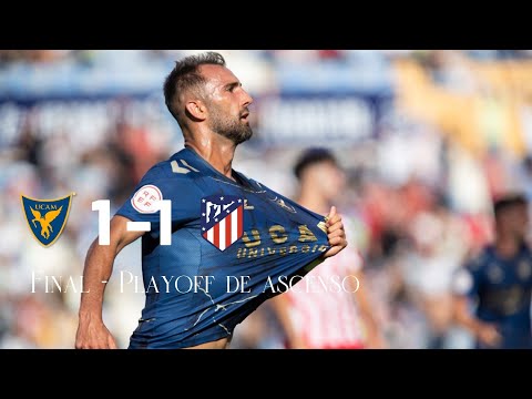 📺 Resumen: UCAM Murcia CF - Atlético de Madrid (1-1) (Playoff de ascenso Primera RFEF)