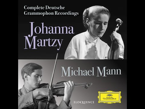 Eloquence Classics Release Batch 3, 2021 - Johanna Martzy, Michael Mann