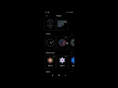 xiaomi always on display when notifications come and the screen