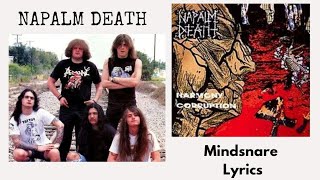 Napalm Death : Mindsnare lyrics