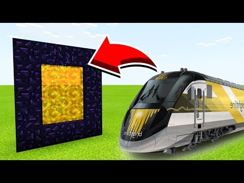 Crazy Train Dimension Portal in Minecraft - EPIC!