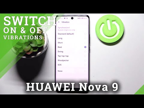 How to Pick Vibration Pattern in HUAWEI Nova 9 - Access Vibration Settings
