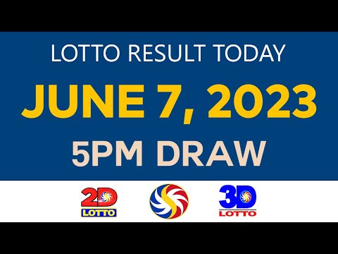 [Wednesday] Lotto Result Today JUNE 7 2023 5pm Ez2 Swertres 2D 3D 4D 6/45 6/55 PCSO