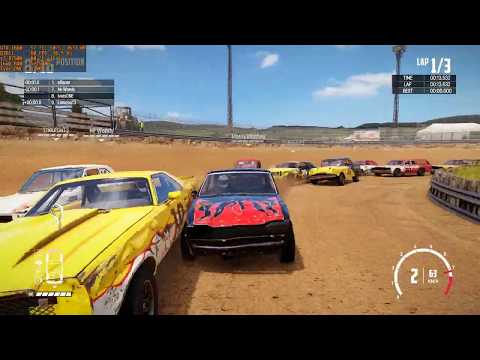 Wreckfest Walkthrough Part 9 - "Regional Juniors - Canyon Crashfest" [2019]