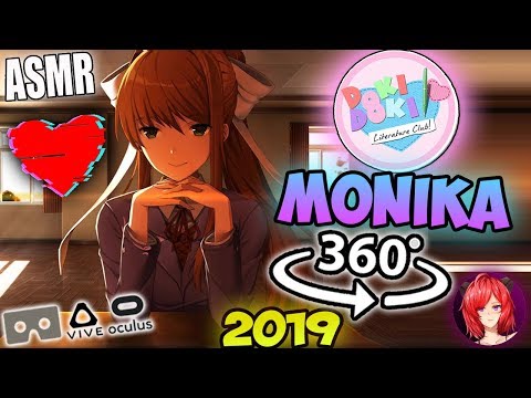 Fun With Monika~ [ASMR] 360: Doki Doki Literature Club Roleplay 360 VR
