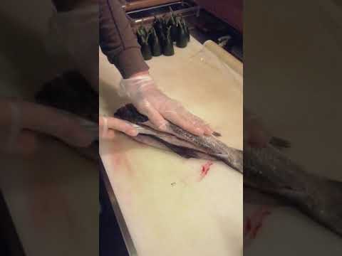 Levrek fileto açılışı.