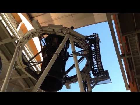 Opening the Blanco Dome for the Dark Energy Camera