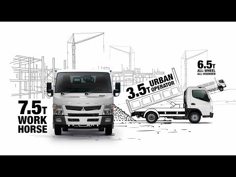 FUSO Canter 3.5t, 4x4, 7.5t, 8.5t and Hybrid Trucks