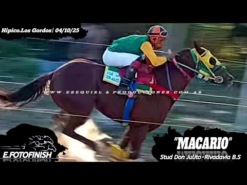 1°MACARIO vs 2°MALCRIAO vs 3°WACHIN Club Hipico Los Gordos El Talar-Jujuy Sábado 4 de Oct 2025