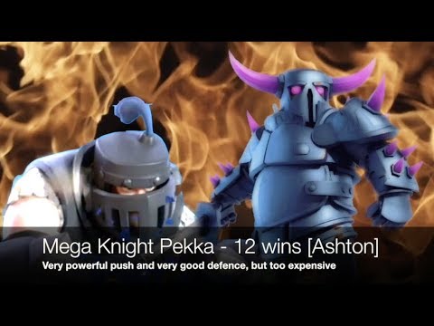 Mega Knight Pekka Deck - Recommended 12 wins [Ashton]