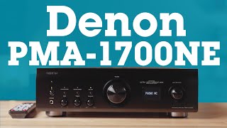 Video thumbnail for Denon PMA-1700NE stereo integrated amplifier | Crutchfield by CRUTCHFIELD