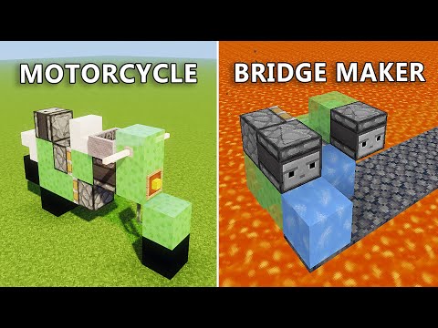 Eagle MCraft - 3+ Redstone Build (Motorcycle) in Minecraft