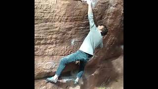 Video thumbnail de El tocón, 7c. Albarracín