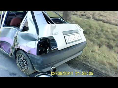 4.Chrudimský Rallye Sprint - Uno po nehodě