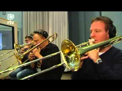 Christiano and his Magical Orchestra - recording session horns 23 nov 2015