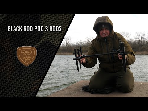 GIANTS FISHING - Stojan Black Rod Pod 3 Rods