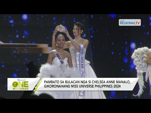 One Mindanao: Pambato sa Bulacan nga si Chelsea Manalo, gikoronahang Miss Universe Philippines 2024