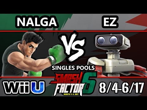 Smash Factor 6 Smash 4 - Nalga (Little Mac) vs. EZ (Rob) - Smash Wii U