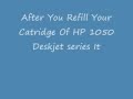 Reset HP 1050 DeskJet Series Cartridge 