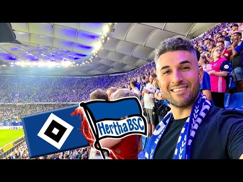 HAMBURG OVERWHELMS BERLIN - HSV vs. Hertha BSC Stadium Vlog