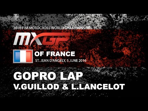 Official GoPro lap of St. Jean d'Angely with Valentin Guillod & Livia Lancelot MXGP of France