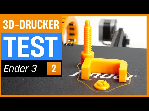 3D-Drucker Ender 3: Leveln und erste Drucke