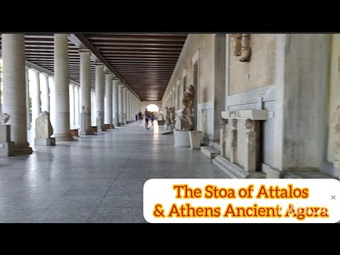 Stoa of Attalos & Athens Ancient Agora #stoaofattalos #athensancientagora #athens2021 #travel2021