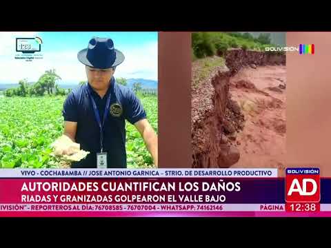 Desastres naturales afectan a más de 200 familias en Sipe Sipe, Cochabamba